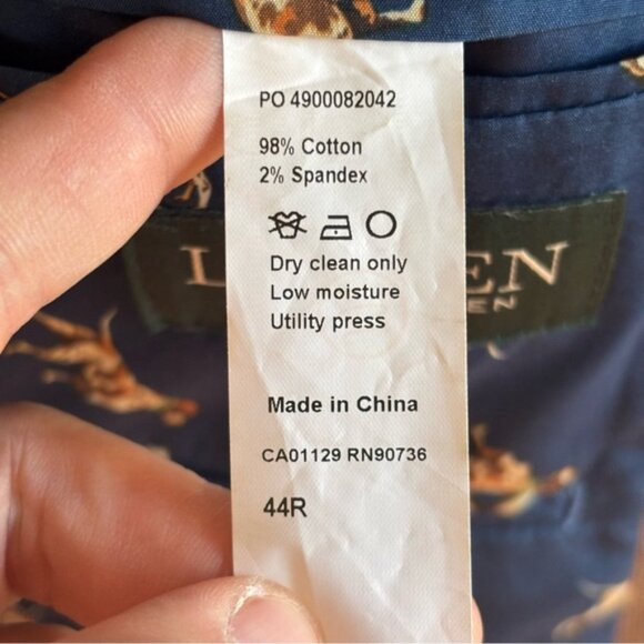 Lauren Ralph Lauren Brown Stretch Corduroy Sport Coat Men’s 44R Elbow Patches - Picture 10 of 10